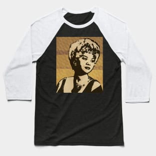 Etta james // Retro Poster Jazz Baseball T-Shirt